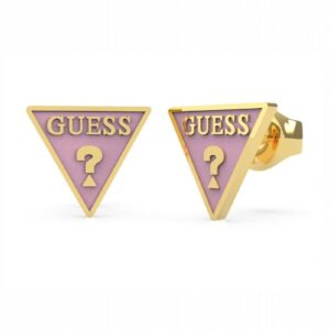 PINK TRIANGLE LOGO STUDS YG