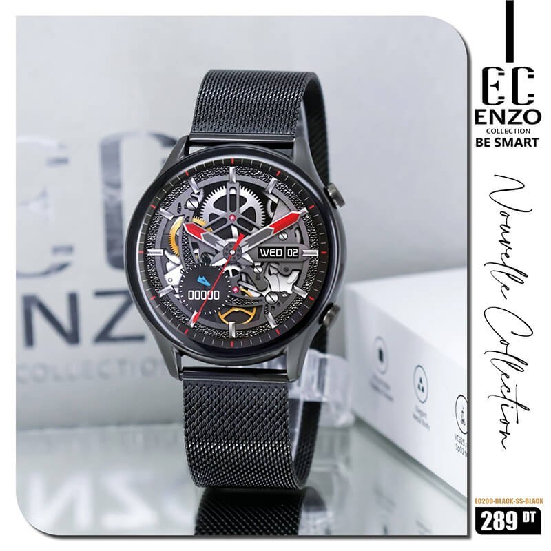 ENZO COLLECTION EC200-BLACK-SS-BLACK – Image 4