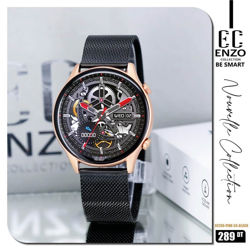 ENZO COLLECTION EC200-PINK-SS-BLACK – Image 3