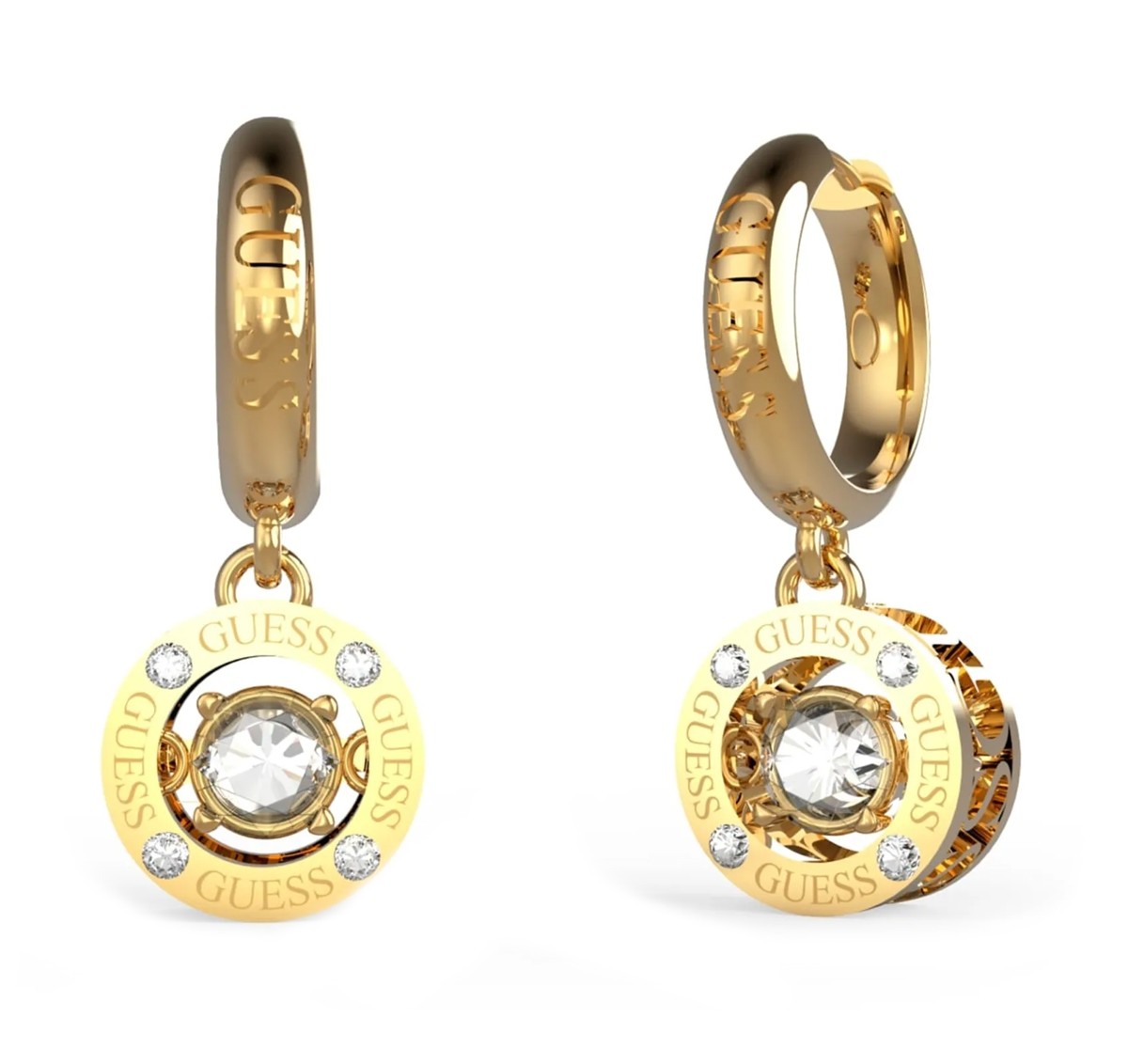 BOUCLE D'OREILLE FEMME GUESS JUBE01463JWYGT/U