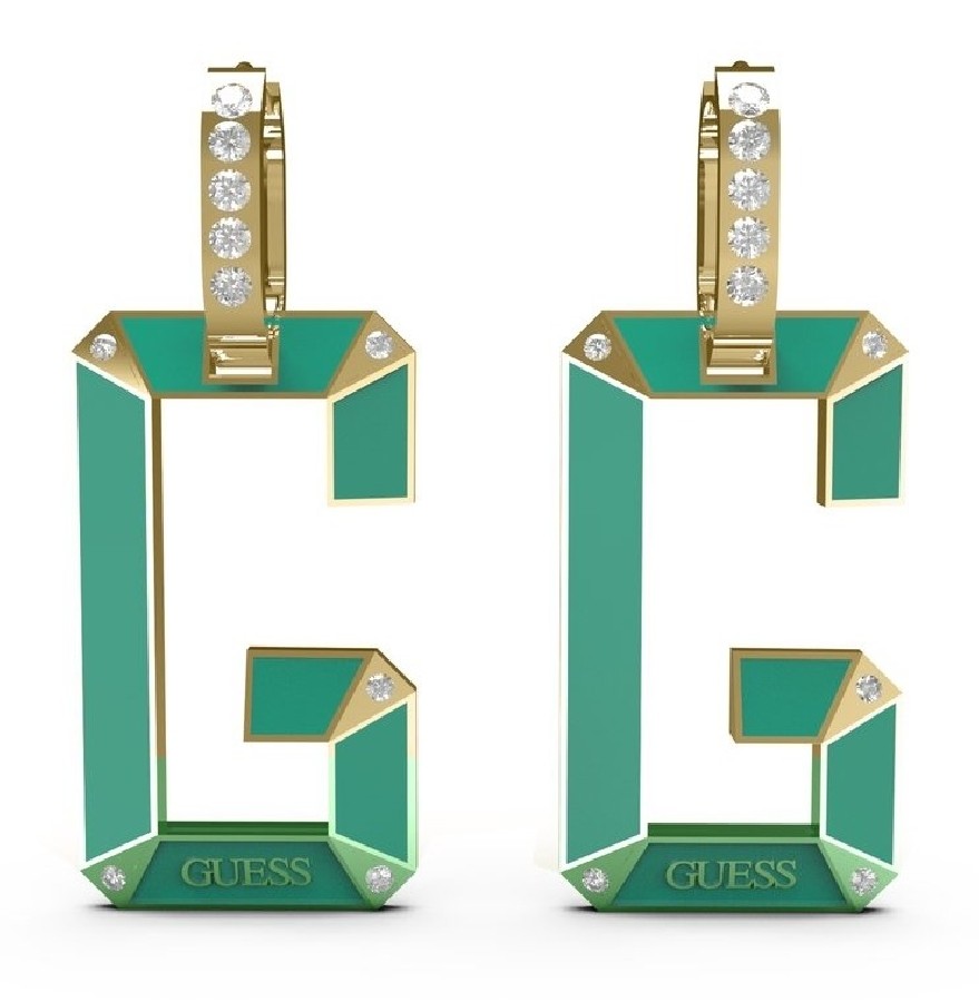 BOUCLE D'OREILLE FEMME GUESS JUBE01469JWYGMTT/U