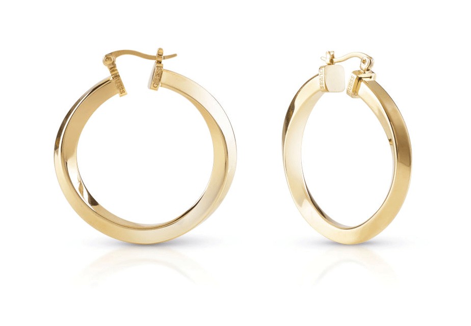 BOUCLE D'OREILLE FEMME GUESS JUBE01484JWYGT/U