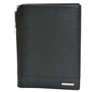 Global Passport Wallet With Cross Pen-Black