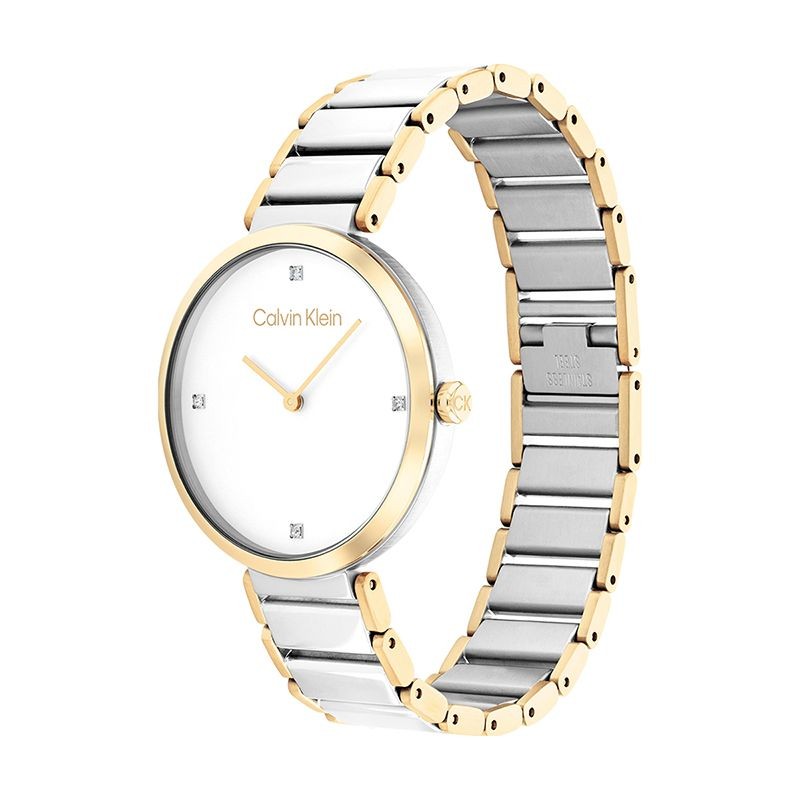 Montre femme CALVIN KLEIN Minimalistic acier bicolore Montre femme CALVIN KLEIN Minimalistic acier bicolore 25200134 – Image 3