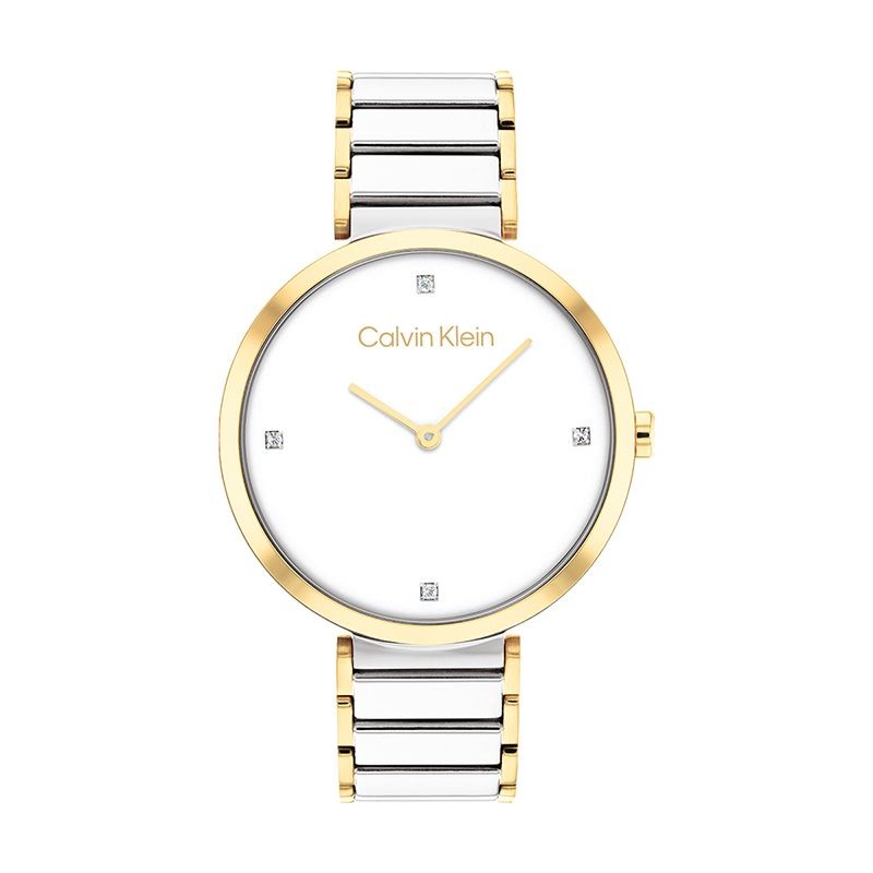 Montre femme CALVIN KLEIN Minimalistic acier bicolore Montre femme CALVIN KLEIN Minimalistic acier bicolore 25200134